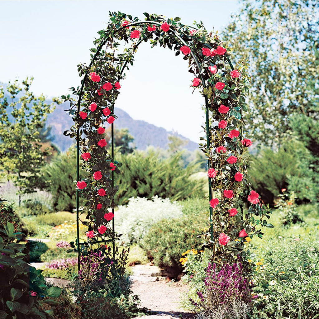 Metal Pergola Arbor, 4.6 ft W x7.9 ft High,Assemble Freely Light Weight