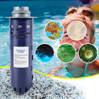 Pool Mineral Cartridge W28000 W28001 W28002 Replacement for Nature2 Duoclear 25 35 for Zodiac DuoClear Fusion, Fusion Soft, Vision Pro System Inground, Purple