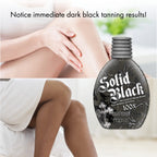 Millennium Tanning SOLID BLACK 100X Dark Tanning Lotion Indoor Outdoor Tan Enhancing Silicone Bronzer Tanning Bed Lotion 13.5 Fl oz (400 ml)