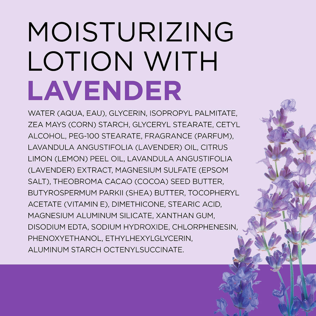 Dr Teal's 24 Hour Moisture+ Body Lotion, Lavender Essential Oil, 18 fl oz (Pack of 3)
