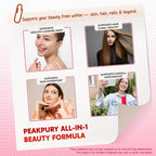 PEAKPURY Collagen Biotin Resveratrol Saw Palmetto - Skin, Joint Health Support