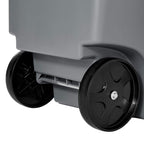 Rubbermaid Commercial Products BRUTE Rollout Plastic Trash/Garbage Can/Bin with Wheels 65 Gal for Restaurants/Hospitals/Offices/Back of House/Warehouses/Home