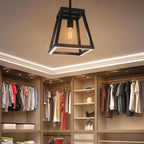 Feit Electric Vintage Exposed Straight Filament Amber Clear Glass LED ST19, 60W Equivalent, 400 Lumen, Dimmable, 2100K Warm White, E26 Base, 15,000-Hour Lifetime, ST19/VG/LED/2/4, 8 Pack