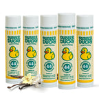 Rubber Ducky | Lip Balm with SPF 44, Water Resistant Sunscreen Lip Balm | Vegan, Untinted, Vanilla Flavor, with Vitamin E | All Season - Broad Spectrum Sunscreen for Lips