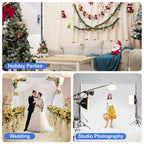 EMART Backdrop Stand 10x7FT Adjustable Back Drop Stand for Party Photoshoot