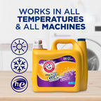 ARM & HAMMER Plus OxiClean with Odor Blasters Liquid Laundry Detergent, Laundry Odor Remover, Attacks Stains, Fresh Burst Scent, 154 Loads, 200.2 Fl Oz