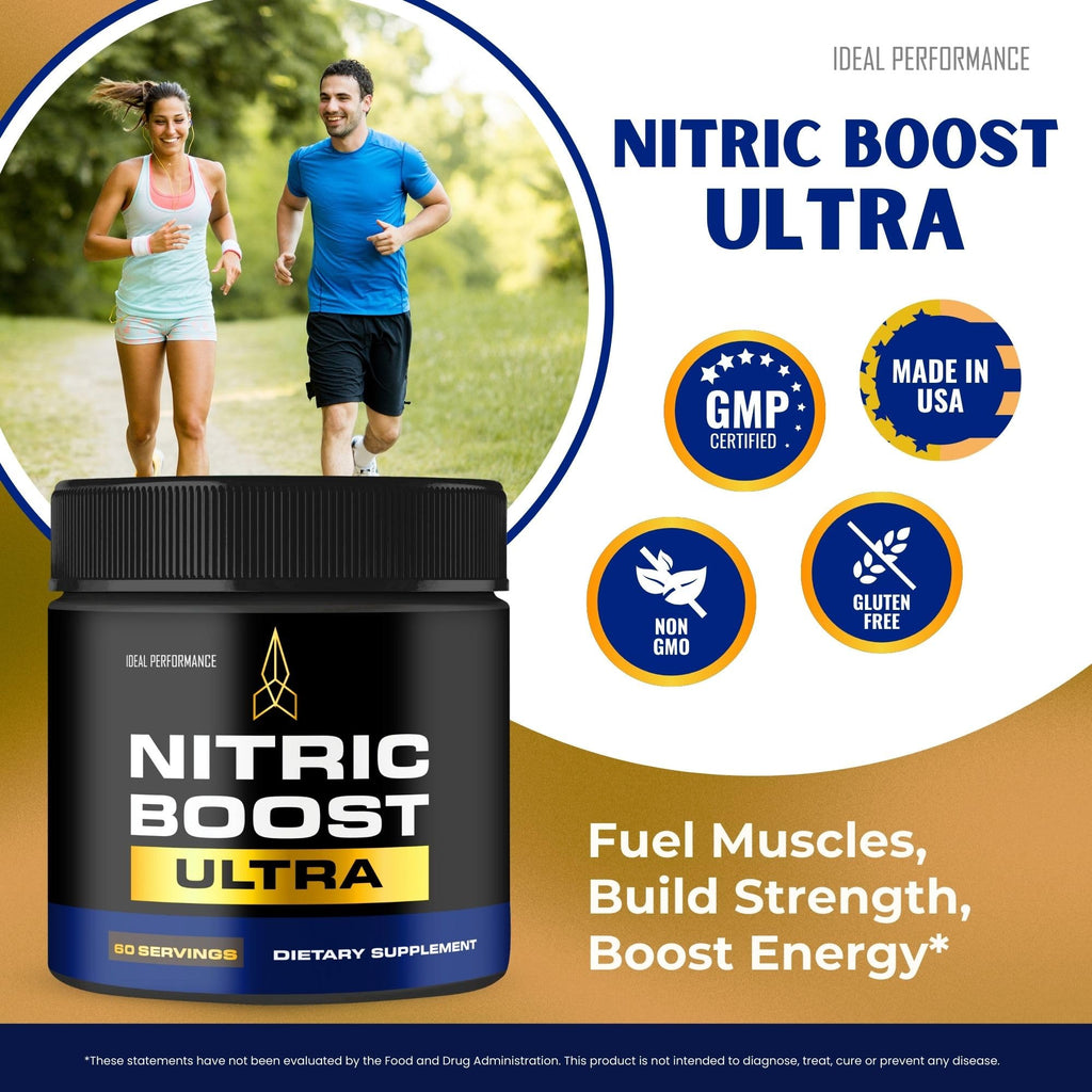 Nitric Boost Ultra Purple Powder, Nitric Boost Ultra for Men Official Formula to Support Energy Levels - Maximum Strength, Nitric Booster Ultra BCAA, NitricBoost Ultra Powder Support Reviews (1 Pack)