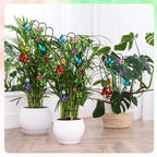 LEIFIDE 2 Pcs Butterfly Trellis for Climbing Plants Indoor 33in Small Climbing Outdoor Plant Potted Supports Expandable Metal Heavy-duty Rustproof Trellis for Monstera Bamboo Pothos Pot Vegetable Rose
