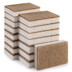 Natural Dish Sponges 16 Pack - Biodegradable Sponge Kitchen Compostable Cellulose Coconut Scrubber - No Scratch Cleaning Sponges