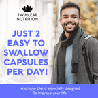 Natural Serotonin Supplement - Made in USA Manganese Serotonin & Cortisol Manager - Serotonin Booster Vitamin Supplement for Women with 5-HTP Vitamin B6 B12 GABA L Theanine L Tryptophan - 60 Capsules