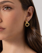 PAVOI Chunky Drop Earrings for Women, Yellow Gold, Size 22 x 14 Millimeters