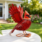 Nacome Cardinal Metal Garden Statue: Easy Assemble Outdoor Decor