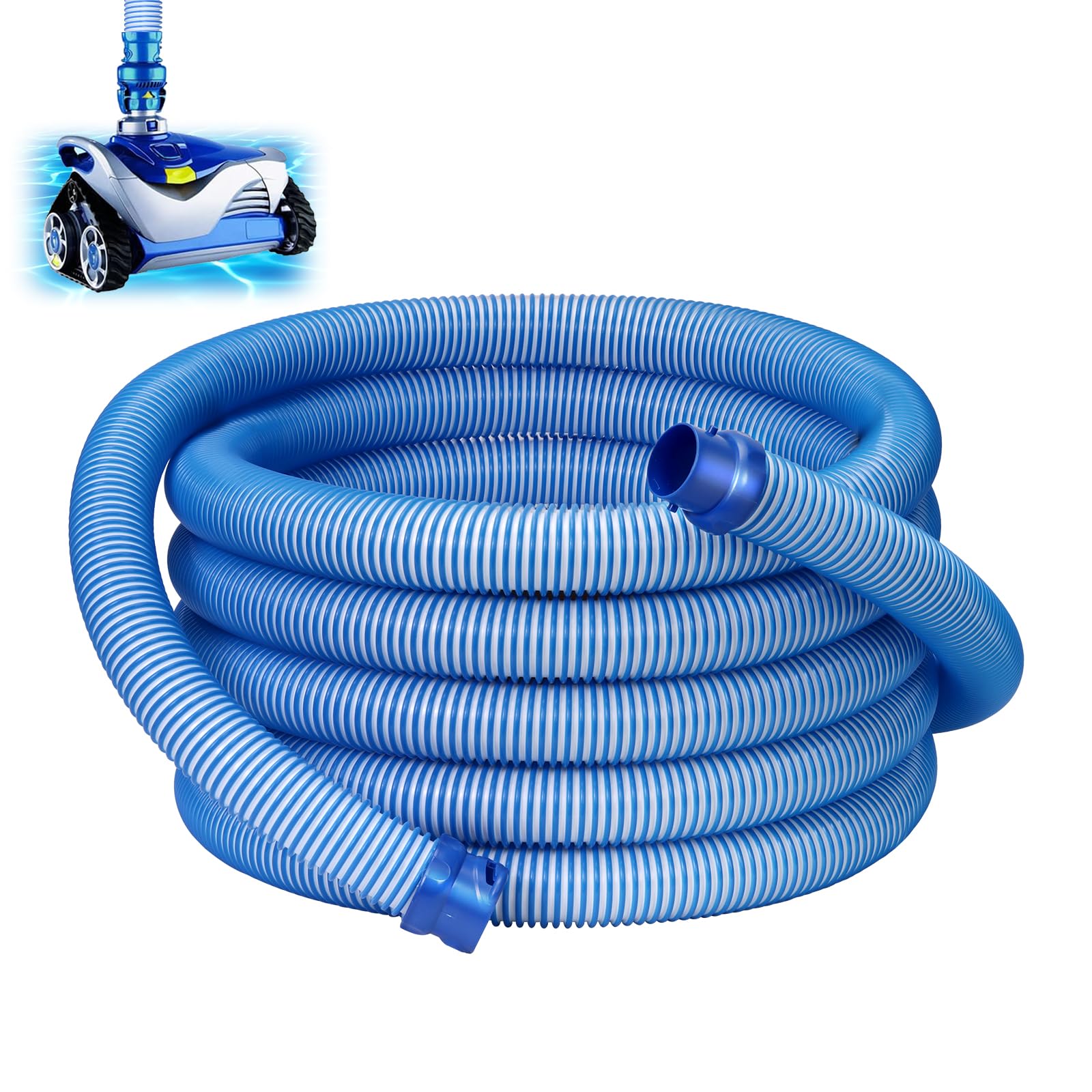 R0527700 Zodiac MX6/MX8 Pool Cleaner Twist Lock Vacuum Hose Replacement Kit (25 Feet/Pack)