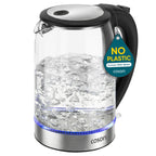 COSORI Electric Kettle, Tea Kettle Pot, 1.7L/1500W, Stainless Steel Inner Lid & Filter, Hot Water Kettle Teapot Boiler & Heater, Automatic Shut Off, BPA-Free, Black