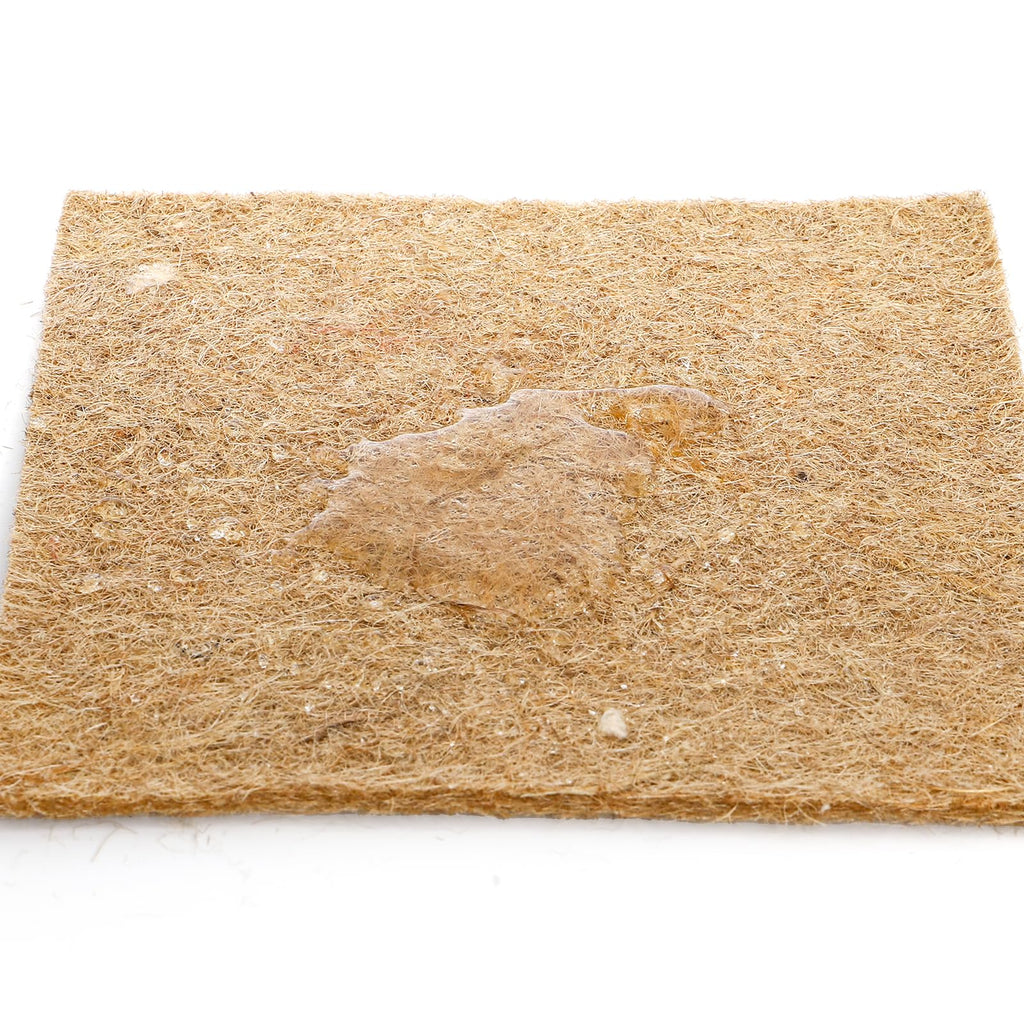 Tosnail 80 Pack 5 x 5 Inches Hemp Grow Mats, Jute Fiber Grow Mats, Sprouting Mat, Hemp Pads for Indoor Microgreens Growing, Wheatgrass Sprouts