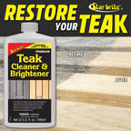 Star Brite Teak Cleaner & Brightener, Restore Weathered Wood, 32oz (094932)
