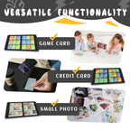 Trading Card Binder 9 Pocket,Card Binder 900 Pockets,Card Book Holder Cards with 50 Removable Sleeves,3-Ring Zip Design MTG/TCG/Sport Collectible Trading Card Albums Gifts for Boys and Girls (Black)