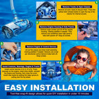 Replacement Tune-Up Kit Fit for Zodiac MX8/MX8EL Pool Cleaners – Includes High-Durability Drive Shafts, Tracks, Bearings & Control Devices – R0525100 R0526100 R0527000 R0524700 R0524800 R0524900