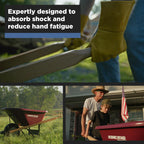 Scenic Road Wheelbarrow Handles 2-1/8" Hardwood Pair (SR Handle 2PK)