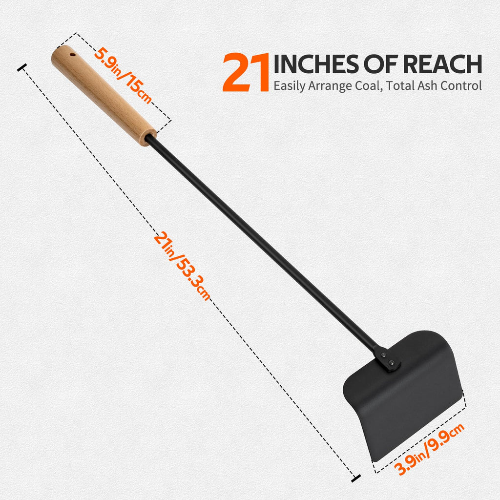 Onlyfire 21 Inch BBQ Charcoal Rake