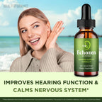 EchoZen Drops – Official EchoZen Ear Health & Hearing Support Supplement Droppers - Maximum Strength, All Natural Liquid Formula for Clear Sound, Echo Zen Inner Ear Health Support Reviews (3 Pack)