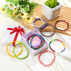 Siifert 11 Pcs Ilde Pulseras Santeria Handmade Unisex Stretch Bracelet Tobillera Iyawo Babablawo Orula Shango Obatala Eleggua Ogun Ochosi Oshun Yemaya Oya San Seven African Powers