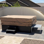 ULTCOVER Waterproof 600D Polyester Square Hot Tub Cover Outdoor SPA Covers 90 x 90 inch