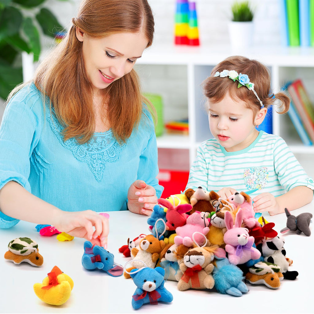 JoyRapt Small Stuffed Animals Bulk Gifts for Kids, Tiny Plushies Toys
