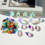 164 Pcs Sun Catchers Kit for Adults, Crystals Chandelier Prism Replacement