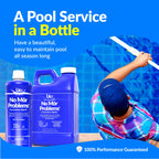 United Chemical No Mor Problems Pool Treatment – Weekly Maintenance Formula for Clean, Clear Water – Algae Preventer & Clarifier for Saltwater, Chlorine, Above & Inground Pools, 1 Gallon