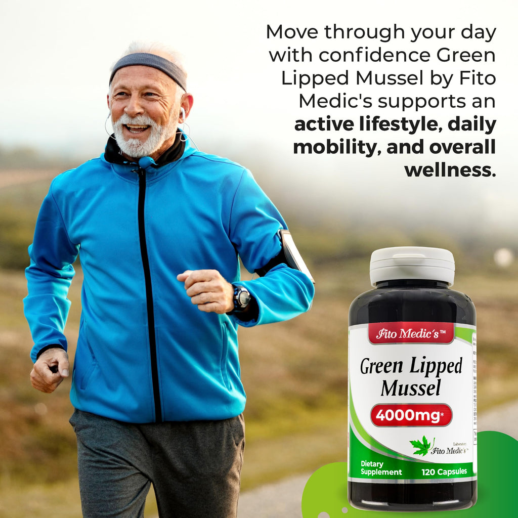 FITO MEDIC'S Green Lipped Mussel | Green Lipped Mussel Pills | 120 Capsules | Herbal Supplement