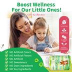 Magnesium Gummies for Kids - Magnesium Glycinate Gummies with L-Theanine, Vitamin B6, D3 for Kids & Adults Sleep, Calm, Relaxation, Brain, Bones, Muscle Relief, Sugar Free Green Apple & Kiwi 60ct