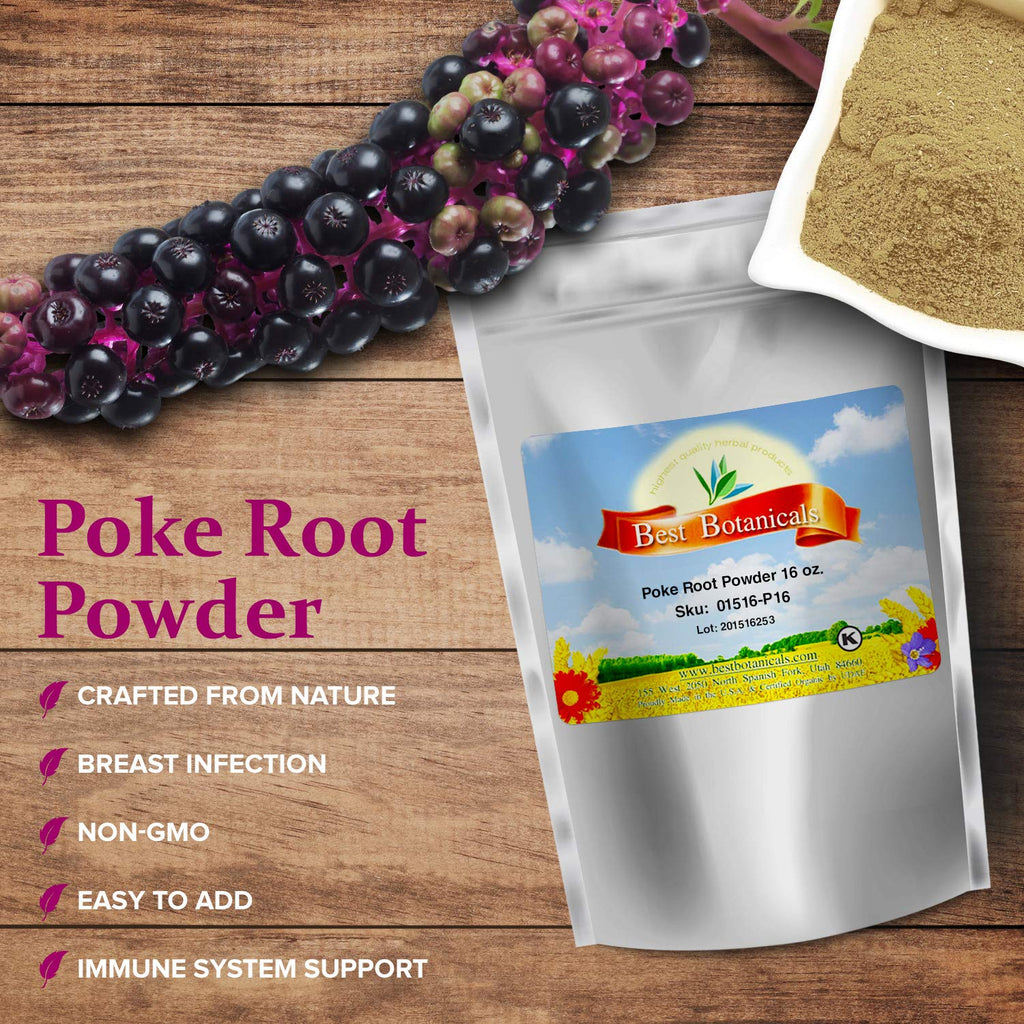Best Botanicals Poke Root Powder 16 oz.