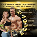 VivoNu Shilajit for Men & Women Gummies | 4000mg High Potency 10-in-1 Formula with Pure Himalayan Shilajit, Ashwagandha, and 75% Fulvic Acid | Sugar-Free Vegan, 85+ Trace Minerals
