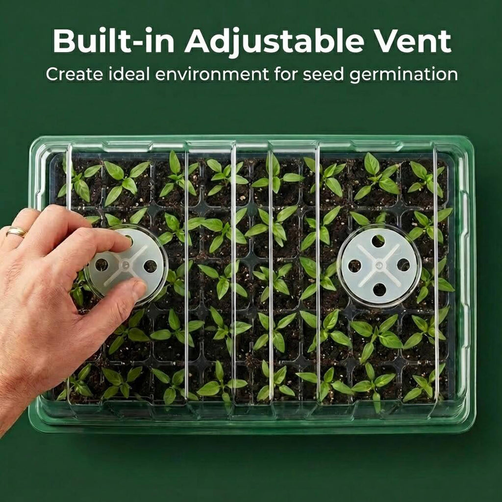 Gardzen 10 Pack 40 Cell BPA Free Seed Starter Tray Kit