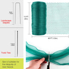 RIFNY Bird Netting for Garden Protection, 13 x 40FT Mesh Garden Netting