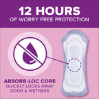 Poise Incontinence Pads for Women Maximum Absorbency, Regular Length, 96 Count