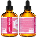Carrot Seed Oil by Leven Rose, 100% Pure Unrefined Cold Pressed Moisturizer for Hair Skin and Nails 2 oz