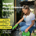 BugMD Pest Blaster Kit - Rechargeable Power Sprayer (Batteries Included), 4-Pack Pest Control Essential Oil Concentrates for Indoor & Outdoor Use - Plant-Powered Ant, Roach, Spider & Insect Killer