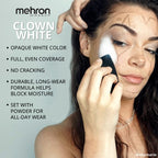 Mehron Makeup Clown White - 7 oz, Full Coverage Cream Face & Body Paint
