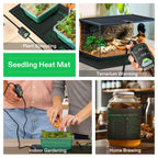 VIVOSUN 10"x20.75" Seedling Heat Mat with Built-in Temperature Controller