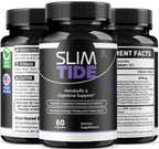 (2 Pack) Slim Tide Capsules - Official Slimtide Advanced Weight Management Formula with Natural Ingredients, Slim Tide Advanced Pills for Wellness & Overall Health Support, 120 Capsules for 2 Months