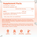 Clear Formulas Bioactive SAM-e 400mg - High Strength SAM-e Supplement with Biologically Active S,S Form for Liver and Mood Support - Vegan Non-GMO Preservative Free - Made in The US (120 Servings)