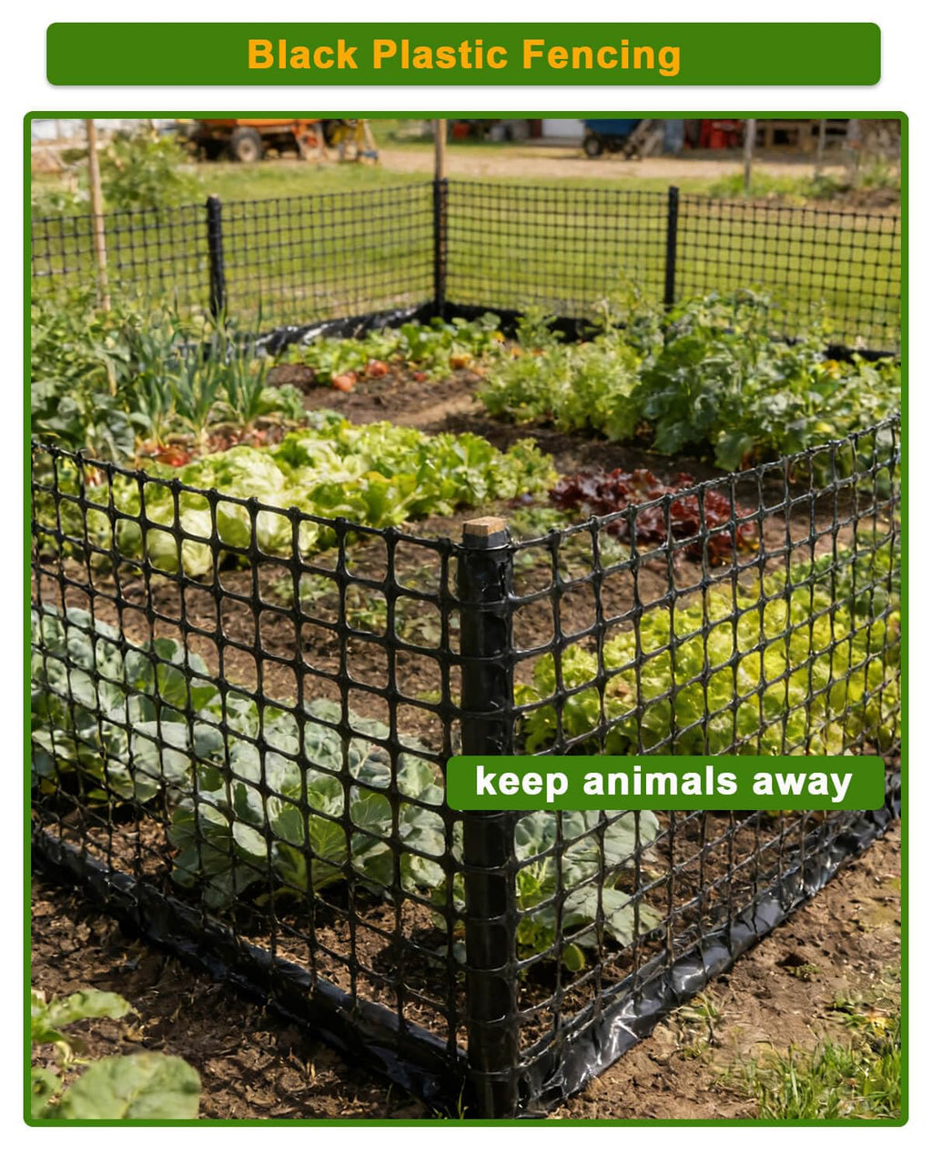 Chicken Wire Fencing - Plastic Chicken Wire Mesh Fence Netting for Garden