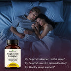 Complete Magnesium Complex 500mg for Women & Men | 240 Capsules | 6 in 1 Mag Supplement with Zinc | Quality Sleep & Muscle Health | Glycinate, Citrate, Malate, Oxide, Aspartate, Lysinate Glycinate