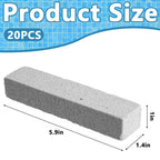 Adnee 20 Pcs Pools Pumice Stone - Pool Cleaning Block Swimming Pumice Pool Tile Stone for Pools & Spa Tile, Grout & Concrete Cleaning