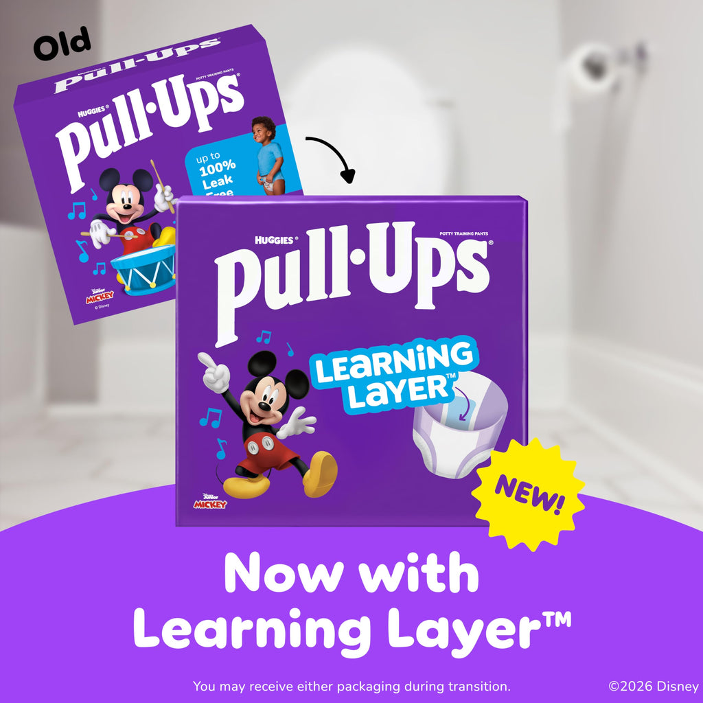 Pull-Ups Boys' Potty Training Pants, Size 3T-4T, 112 Count