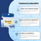 EZ Pool Concentrated Pool Blend Water Care 10 LB with Test Strips