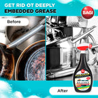 BAGI SHUMANIT - Cold Grease Remover. Spray for The immediate Removal of Stubborn and Burnt fats/Grease