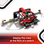 LEGO City F1 Pit Stop & Pit Crew with Ferrari Car Toy - Model Race Car Toy Building Playset for Kids - F1 Collectible for Fans - 6 Year Old Boy & Girl Birthday Gift - 60443
